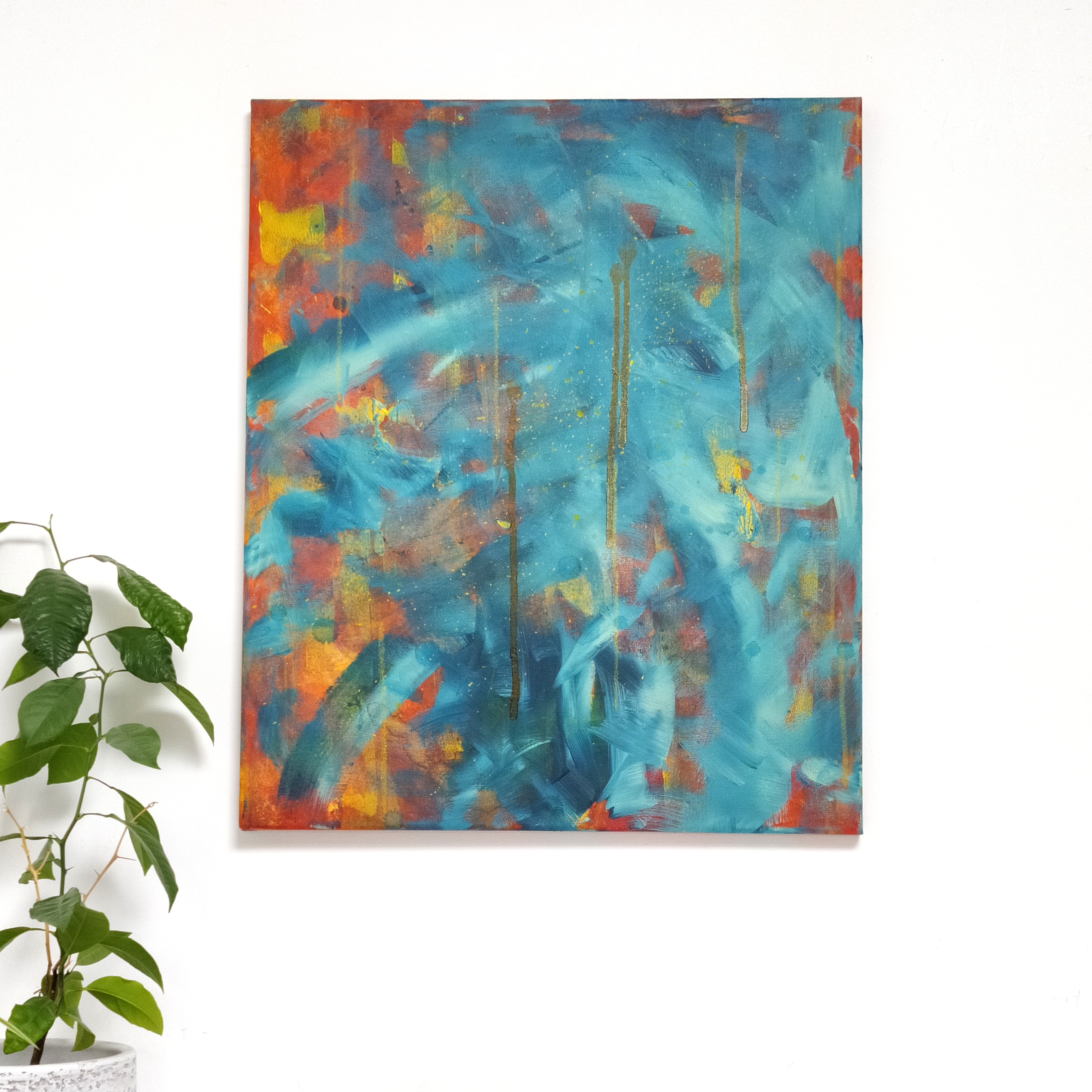 blue orange collection