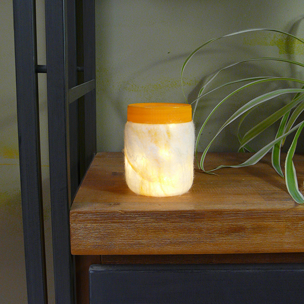 pindakaaspot lichtje met deksel