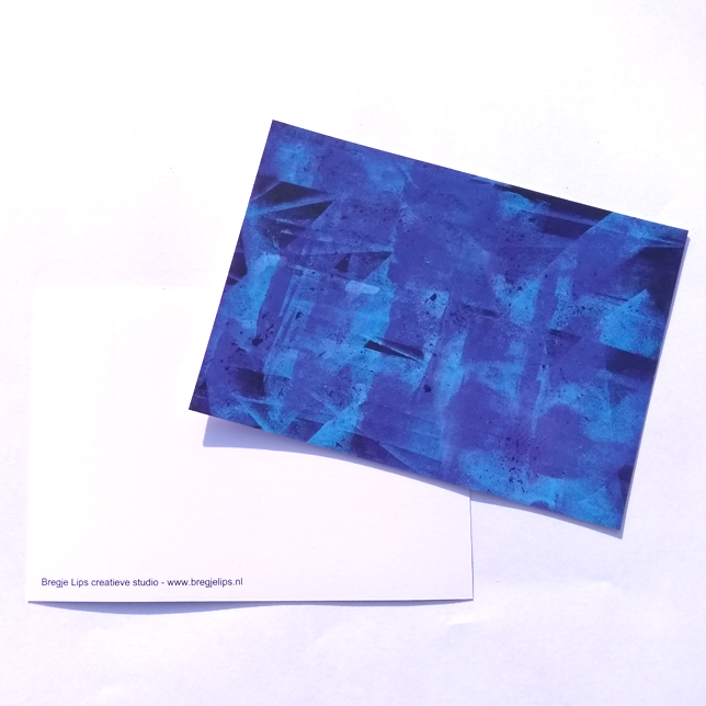 abstracte ansichtkaarten