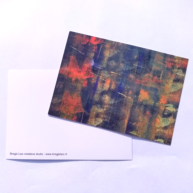 abstracte ansichtkaarten